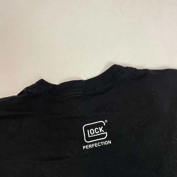 Glock Perfection Power Precision Reliability Gun Graphic T-shirt Men Medium - Picture 5 of 7